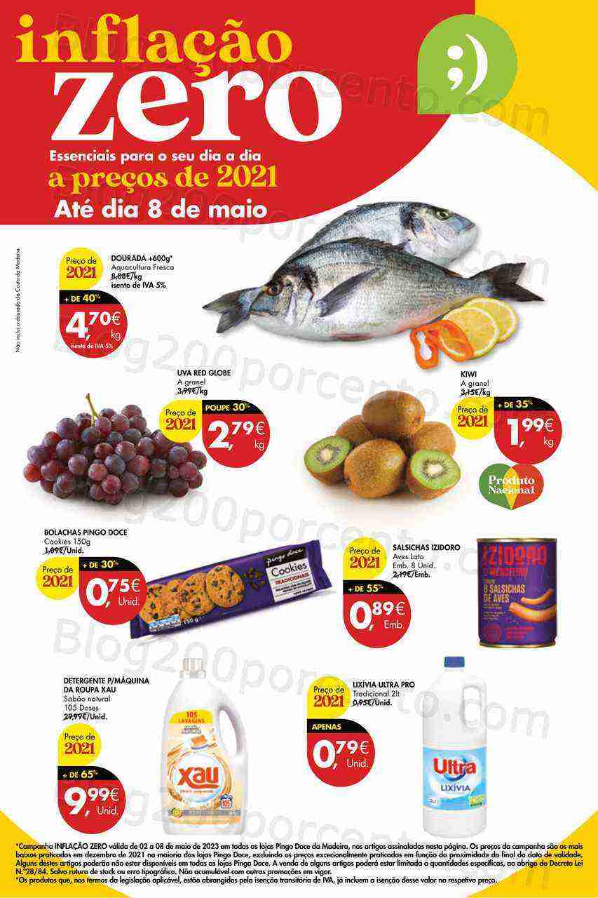 Antevisão Folheto PINGO DOCE Madeira Promoções Fim de Semana - 5 a 8 maio