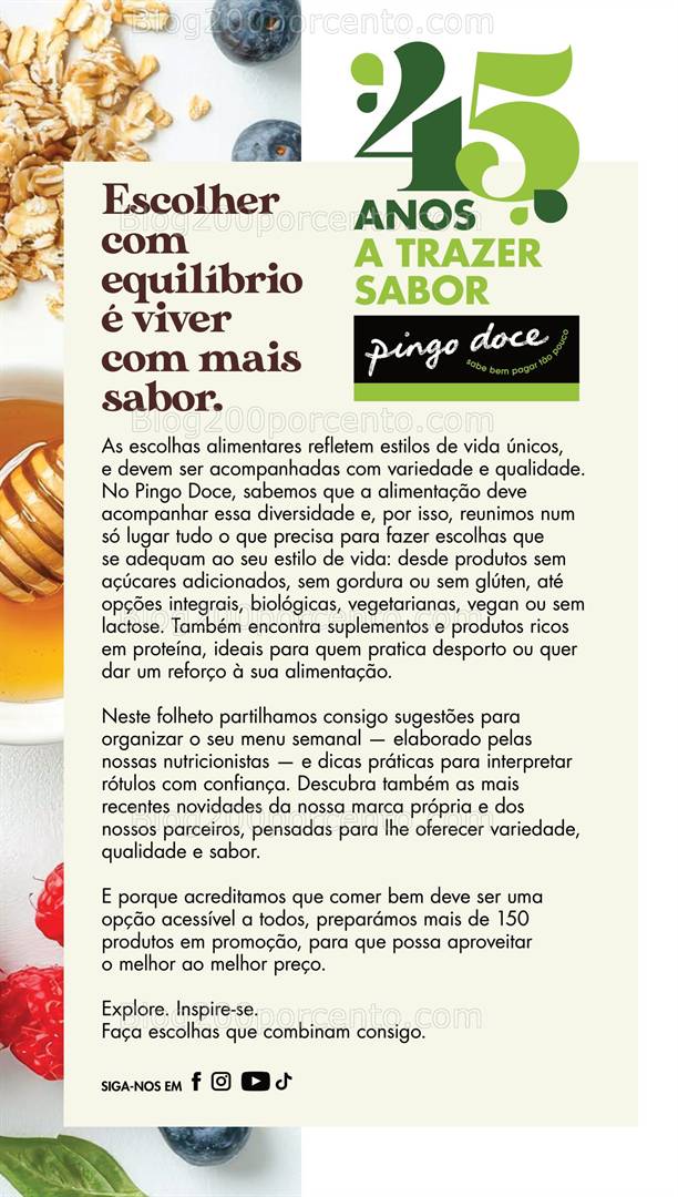 Antevisão Folheto PINGO DOCE escolhas Equilibradas Promoções de 6 a 19 maio