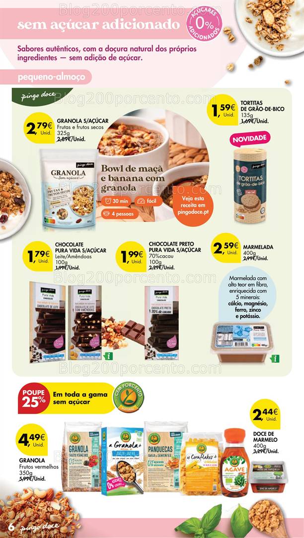 Antevisão Folheto PINGO DOCE escolhas Equilibradas Promoções de 6 a 19 maio