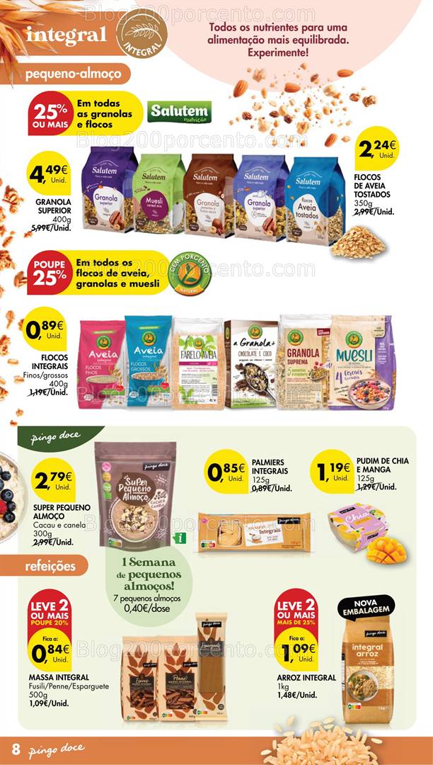 Antevisão Folheto PINGO DOCE escolhas Equilibradas Promoções de 6 a 19 maio