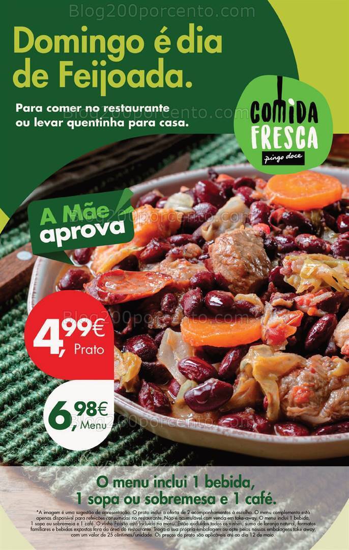 Antevisão Folheto PINGO DOCE Promoções Fim de Semana - 10 a 13 maio