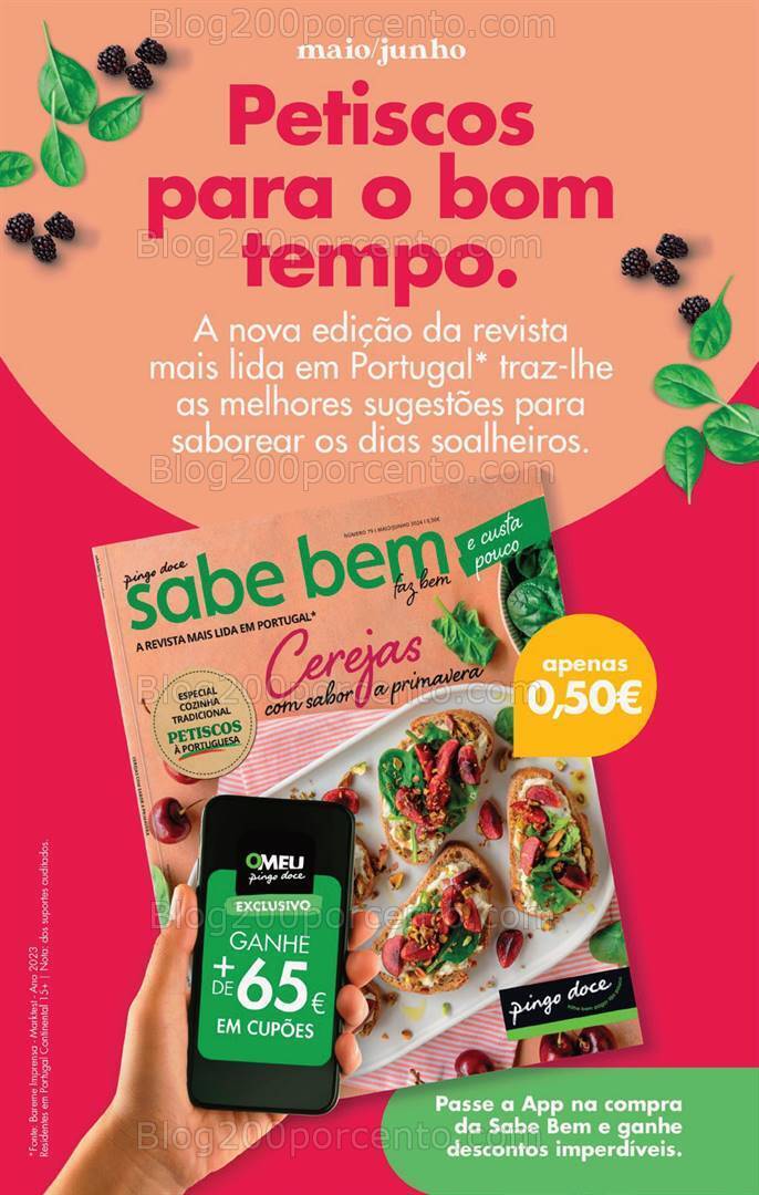 Antevisão Folheto PINGO DOCE Promoções Fim de Semana - 10 a 13 maio