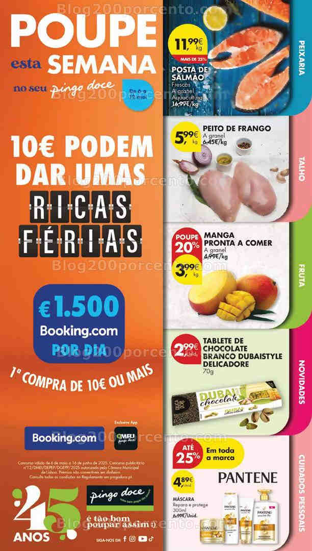 Antevisão Folheto PINGO DOCE Lojas Grandes Promoções de 6 a 12 maio