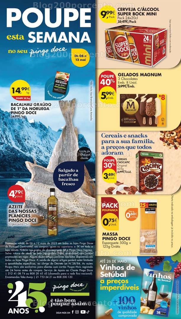 Antevisão Folheto PINGO DOCE Lojas Grandes Promoções de 6 a 12 maio