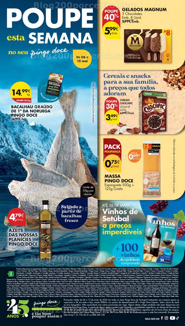 Antevisão Folheto PINGO DOCE Promoções de 6 a 12 maio