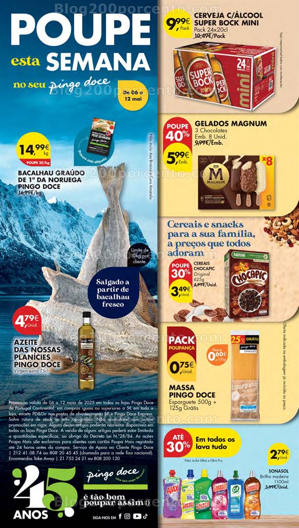 Antevisão Folheto PINGO DOCE Lojas Pequenas Promoções de 6 a 12 maio