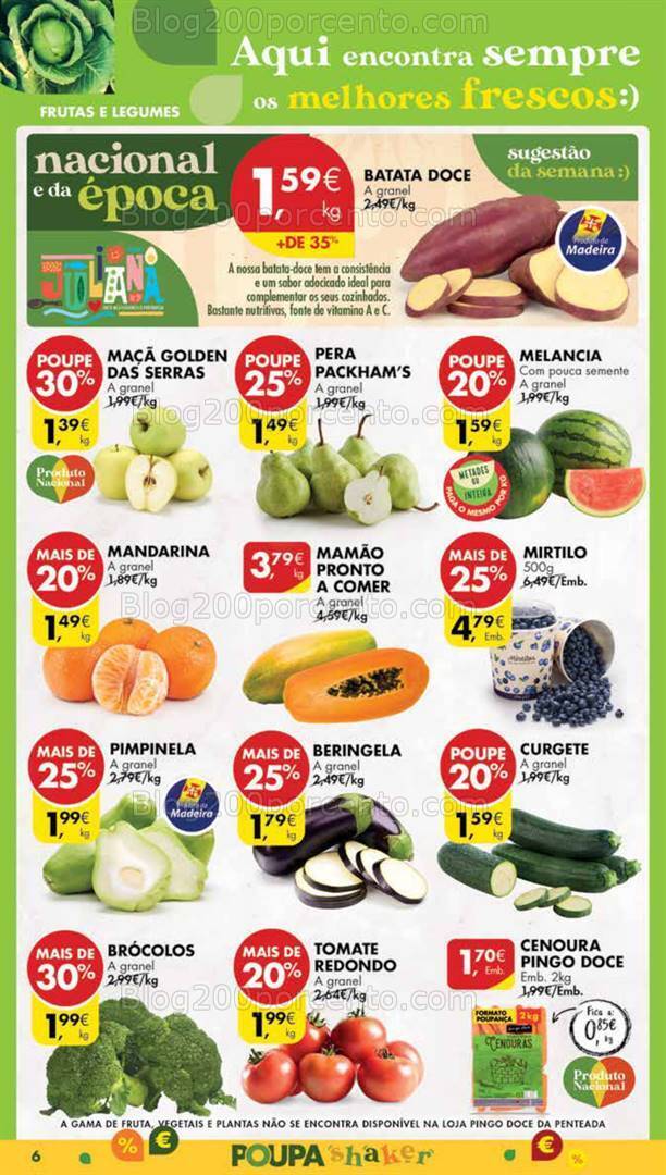 Antevisão Folheto PINGO DOCE Madeira Promoções de 7 a 13 maio