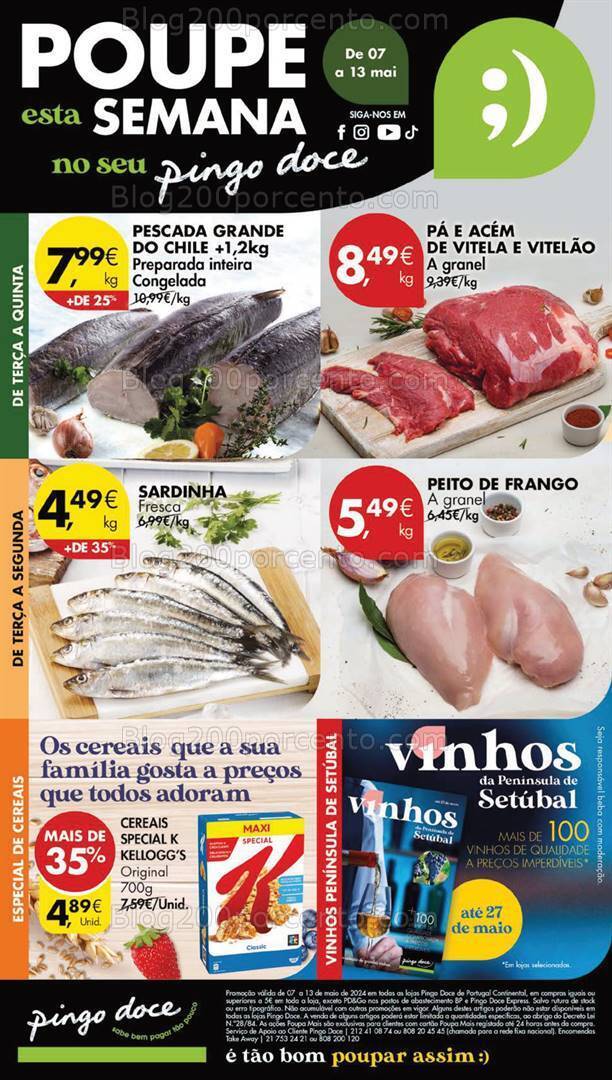 Antevisão Folheto PINGO DOCE Lojas Grandes Promoções de 7 a 13 maio