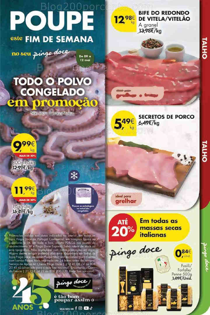 Antevisão Folheto PINGO DOCE Promoções Fim de Semana - 9 a 12 maio all