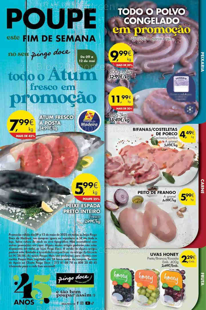 Antevisão Folheto PINGO DOCE Madeira Promoções de 9 a 12 maio