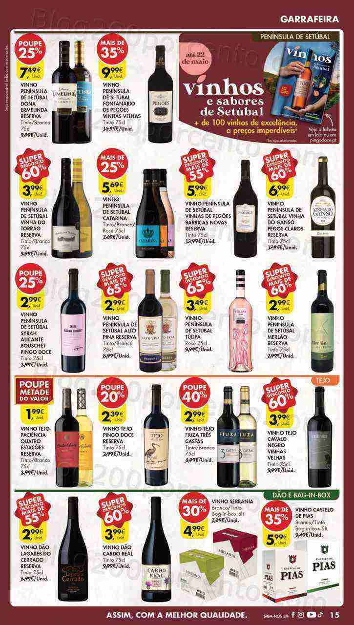 Antevisão Folheto PINGO DOCE Lojas Grandes Promoções de 9 a 15 de maio