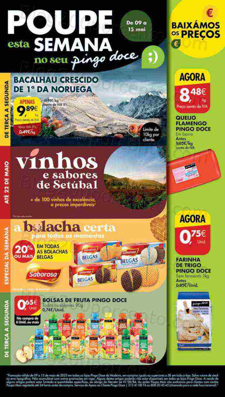 Antevisão Folheto PINGO DOCE Madeira Promoções de 9 a 15 de maio