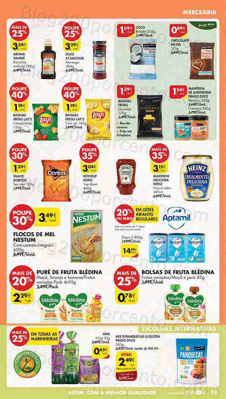 Antevisão Folheto PINGO DOCE Lojas Pequenas Promoções de 9 a 15 de maio