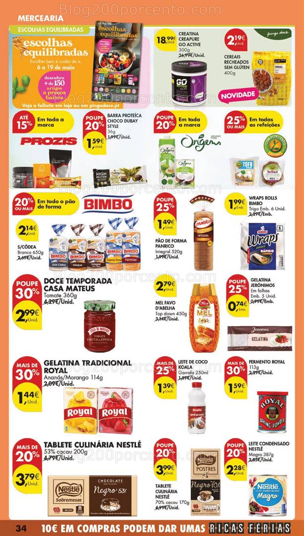 Antevisão Folheto PINGO DOCE Lojas Grandes Promoções de 13 a 19 maio all