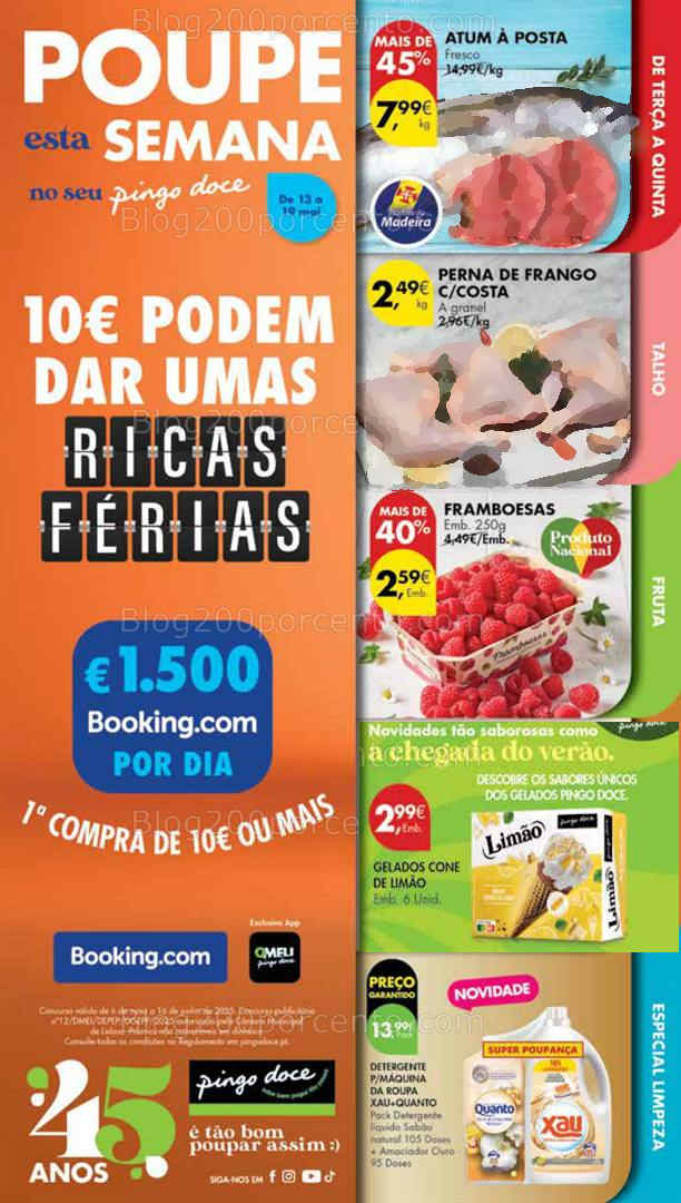 Antevisão Folheto PINGO DOCE Madeira Promoções de 13 a 19 maio all