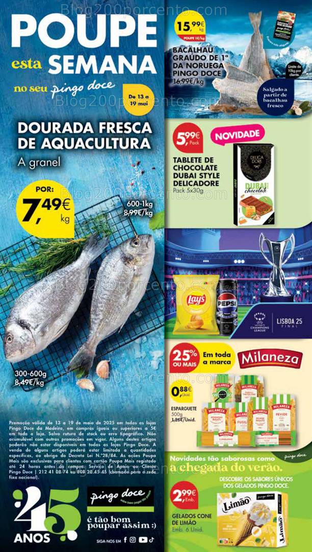 Antevisão Folheto PINGO DOCE Madeira Promoções de 13 a 19 maio all