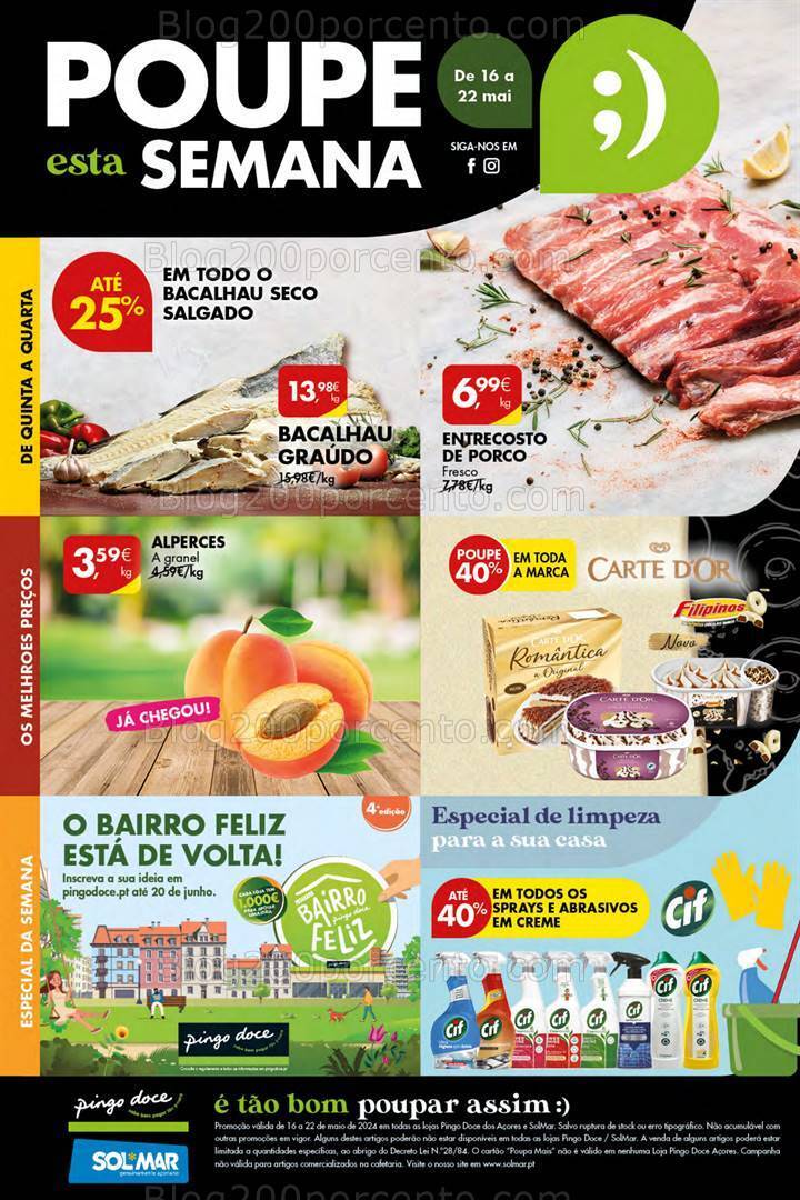 Antevisão Folheto PINGO DOCE Açores Promoções de 16 a 22 maio