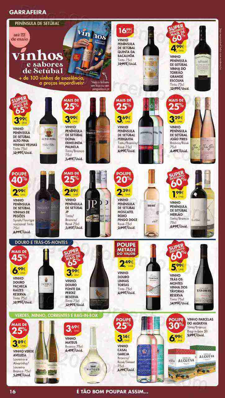 Antevisão Folheto PINGO DOCE Lojas Grandes Promoções de 16 a 22 maio