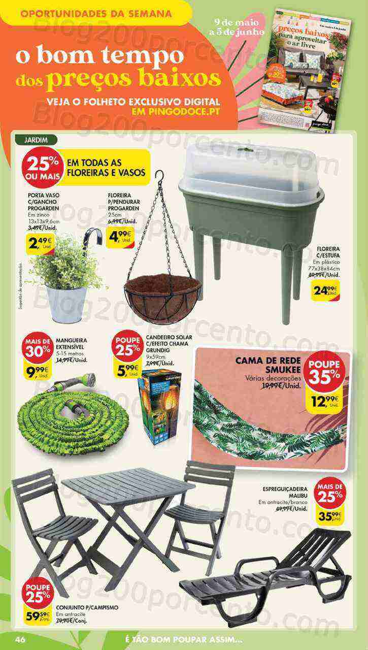 Antevisão Folheto PINGO DOCE Bazar Grandes Promoções de 16 a 22 maio