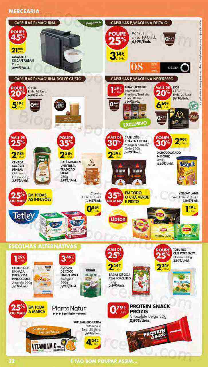 Antevisão Folheto PINGO DOCE Lojas Pequenas Promoções de 16 a 22 maio