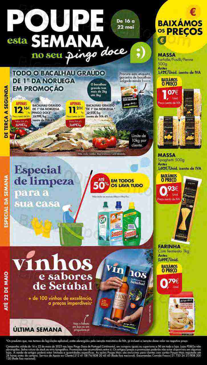 Antevisão Folheto PINGO DOCE Lojas Pequenas Promoções de 16 a 22 maio