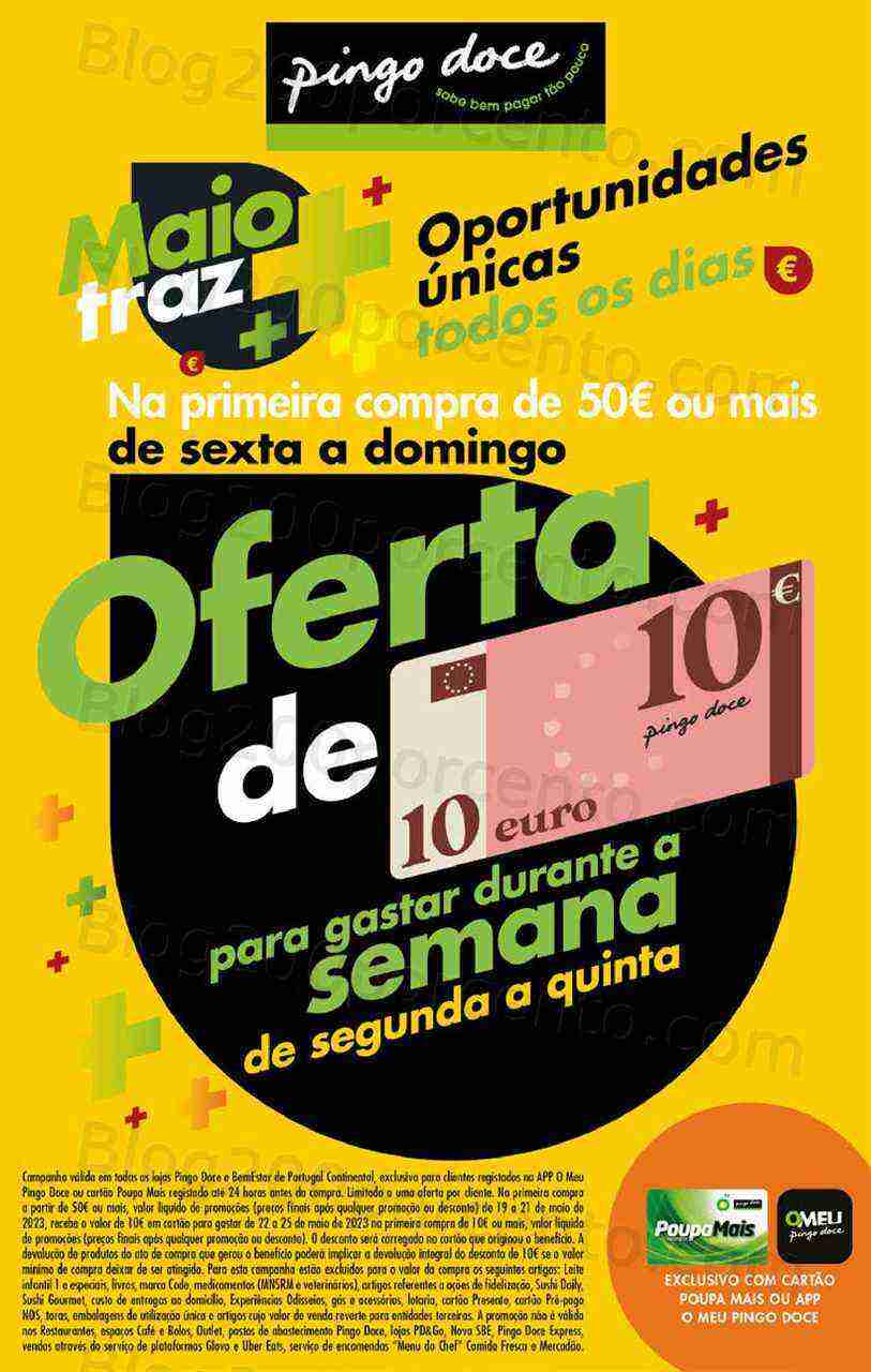 Antevisão Folheto PINGO DOCE Promoções Fim de Semana - 19 a 22 maio