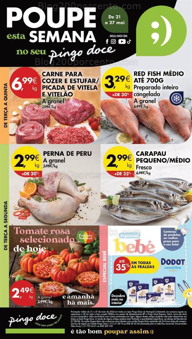 Antevisão Folheto PINGO DOCE Lojas Grandes Promoções de 21 a 27 maio