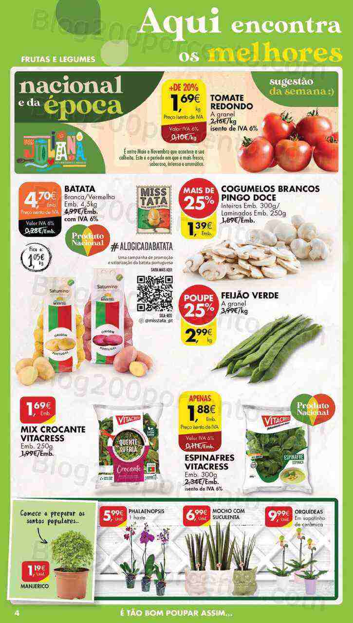 Antevisão Folheto PINGO DOCE Lojas Grandes Promoções de 23 a 29 maio