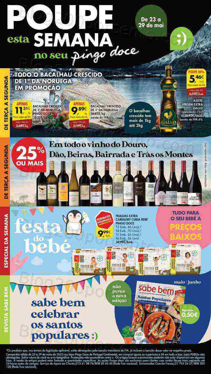 Antevisão Folheto PINGO DOCE Lojas Grandes Promoções de 23 a 29 maio