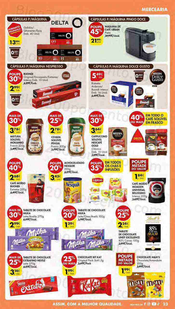Antevisão Folheto PINGO DOCE Pequenas Promoções de 23 a 29 maio