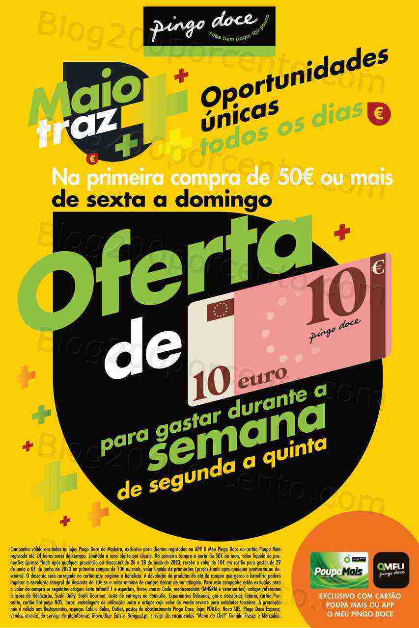 Antevisão Folheto PINGO DOCE Madeira Promoções Fim de Semana - 26 a 29 maio