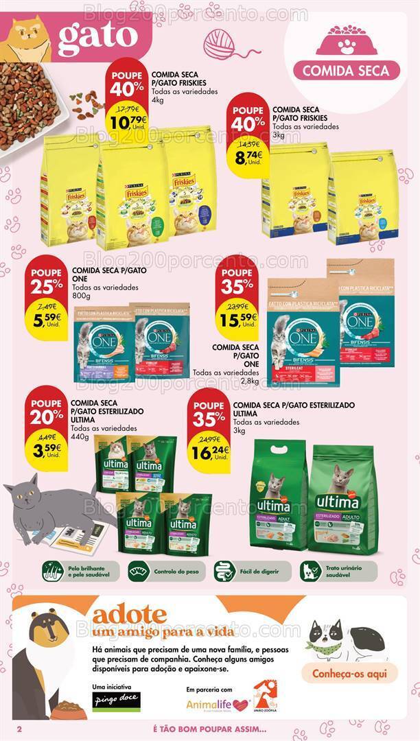 Antevisão Folheto PINGO DOCE Pet Food Promoções de 28 maio a 10 junho