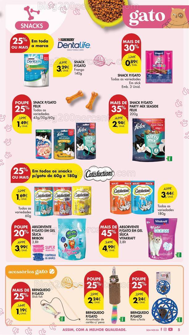 Antevisão Folheto PINGO DOCE Pet Food Promoções de 28 maio a 10 junho