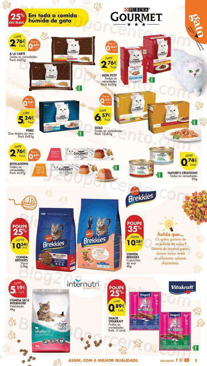 Antevisão Folheto PINGO DOCE Pet Food Promoções de 30 maio a 12 junho