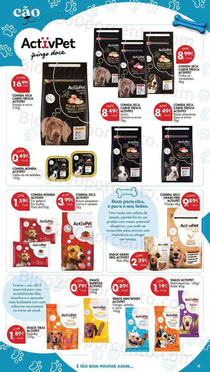 Antevisão Folheto PINGO DOCE Pet Food Promoções de 30 maio a 12 junho