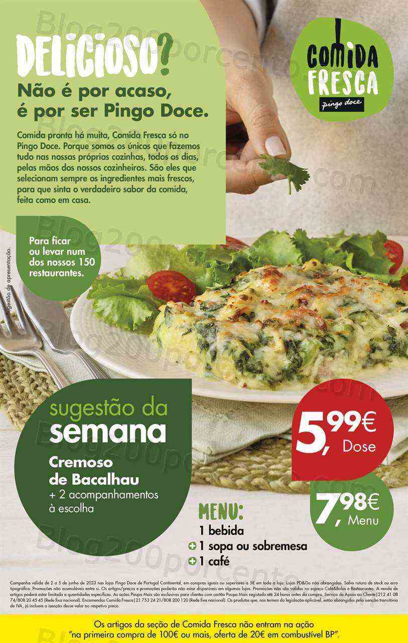 Antevisão Folheto PINGO DOCE Norte Promoções Fim de Semana - 2 a 5 junho