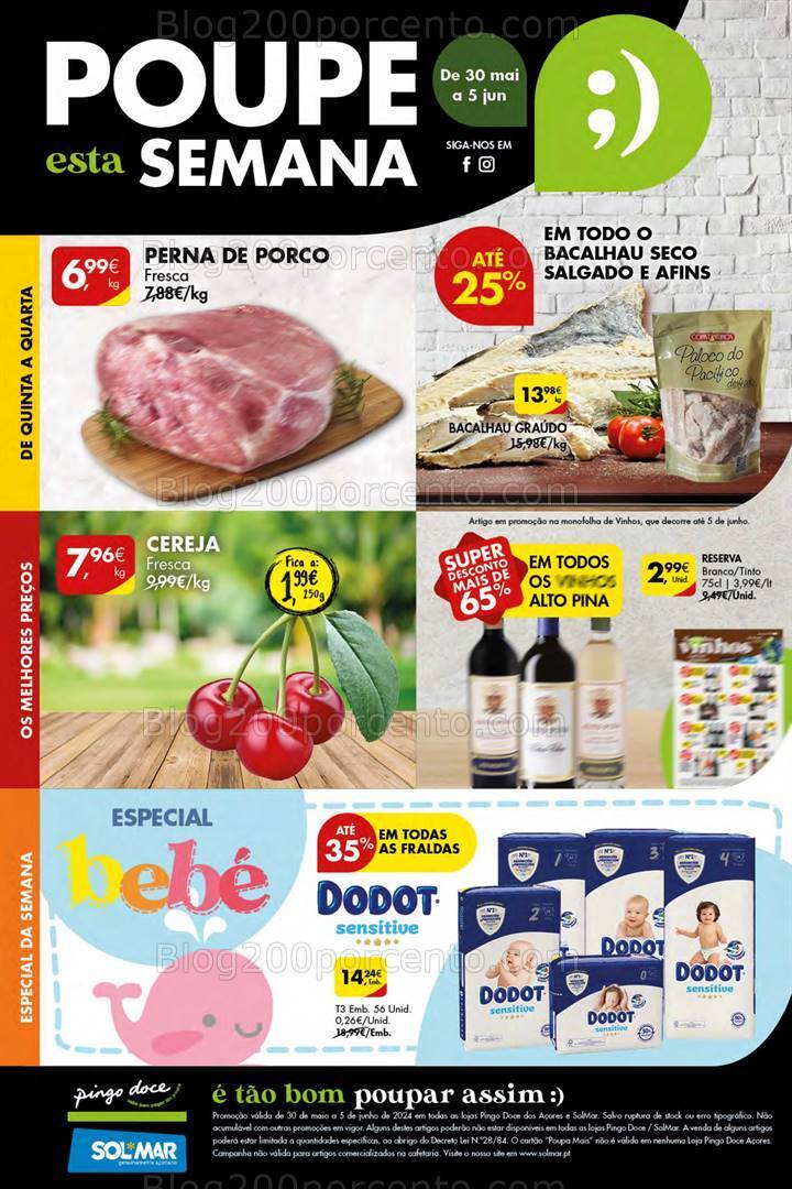 Antevisão Folheto PINGO DOCE Promoções de 30 maio a 5 junho