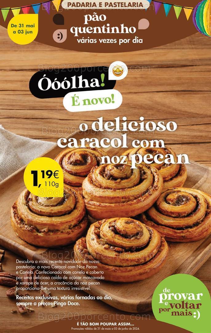 Antevisão Folheto PINGO DOCE Promoções Fim de Semana - 31 maio a 3 junho