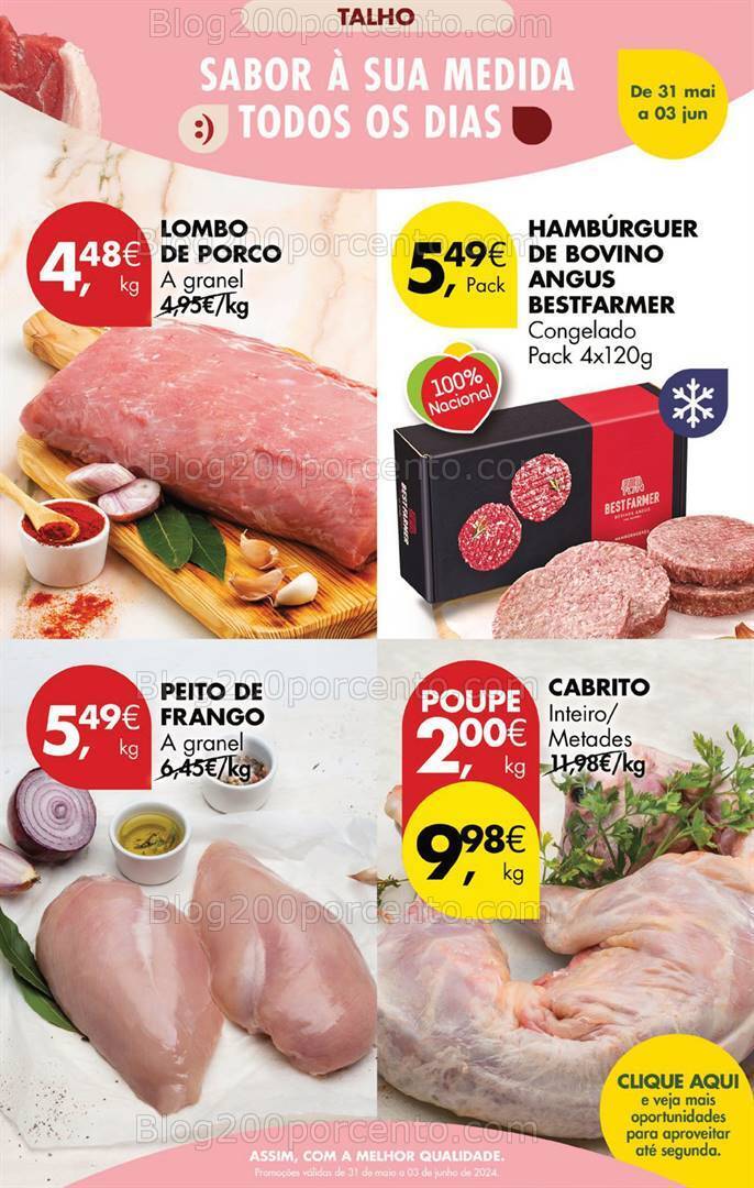 Antevisão Folheto PINGO DOCE Promoções Fim de Semana - 31 maio a 3 junho