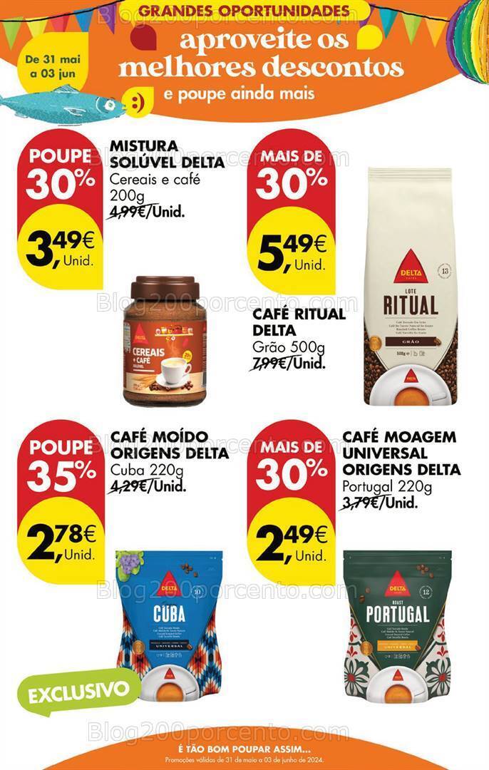 Antevisão Folheto PINGO DOCE Promoções Fim de Semana - 31 maio a 3 junho