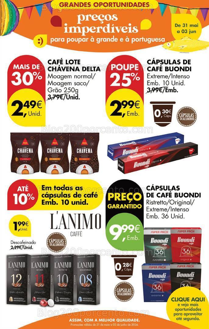 Antevisão Folheto PINGO DOCE Promoções Fim de Semana - 31 maio a 3 junho