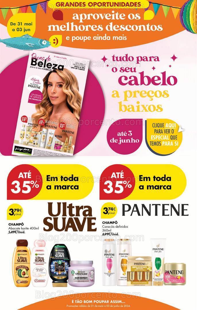 Antevisão Folheto PINGO DOCE Promoções Fim de Semana - 31 maio a 3 junho