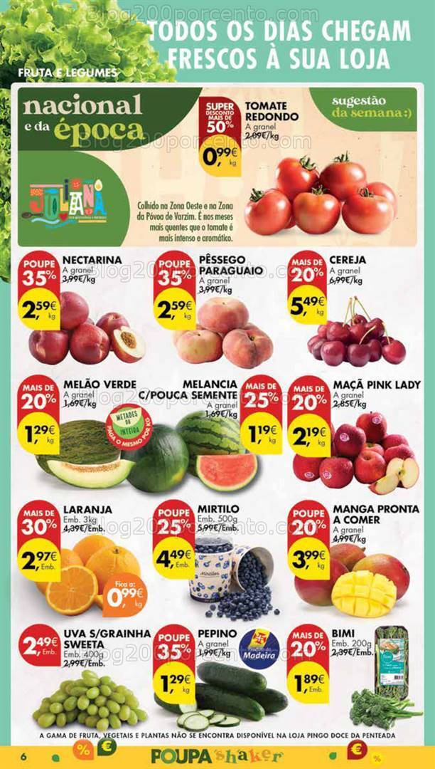 Antevisão Folheto PINGO DOCE Madeira Promoções de de 4 a 10 junho