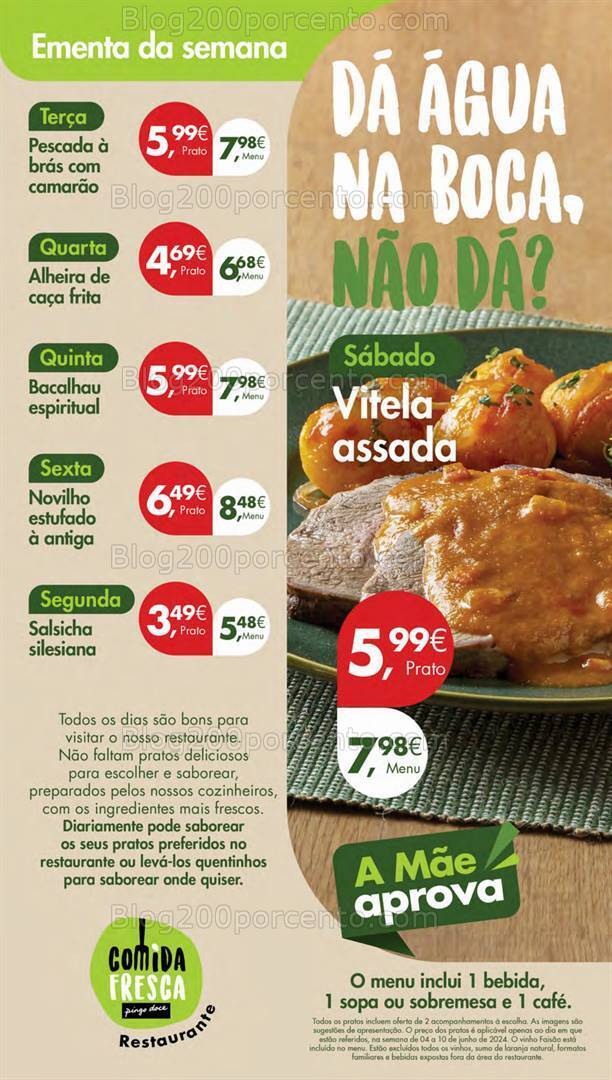Antevisão Folheto PINGO DOCE Lojas Pequenas Promoções de de 4 a 10 junho