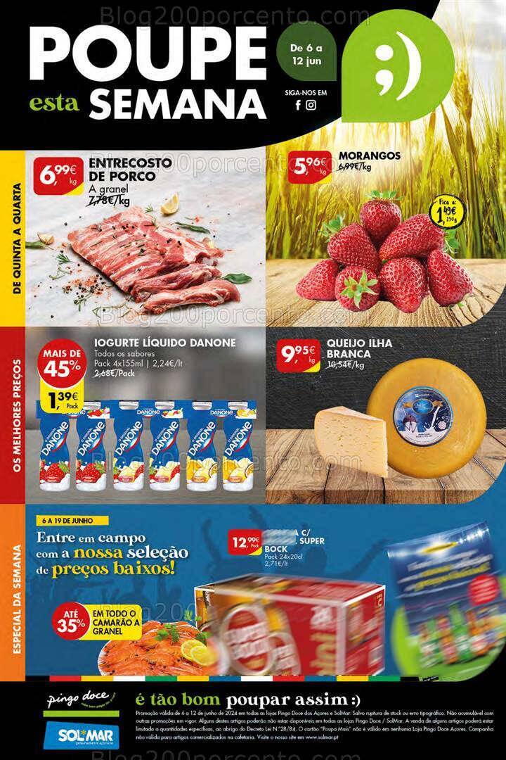 Antevisão Folheto PINGO DOCE Açores Promoções de 6 a 12 junho