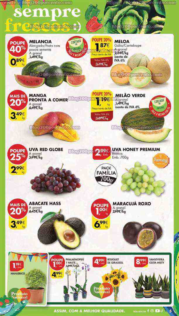 Antevisão Folheto PINGO DOCE Lojas Grandes Promoções de 6 a 12 junho