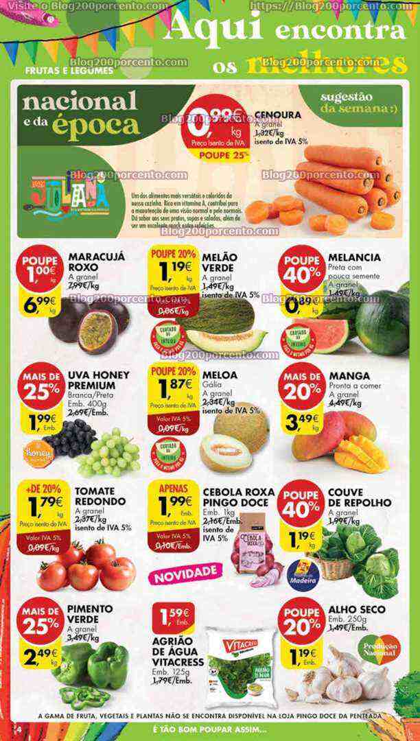 Antevisão Folheto PINGO DOCE Madeira Promoções de 6 a 12 junho