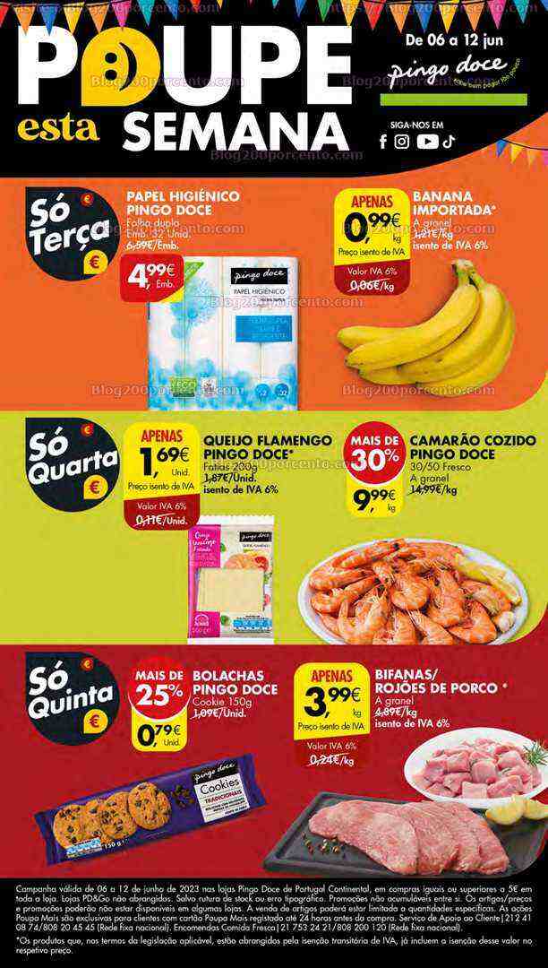 Antevisão Folheto PINGO DOCE Lojas Pequenas Promoções de 6 a 12 junho