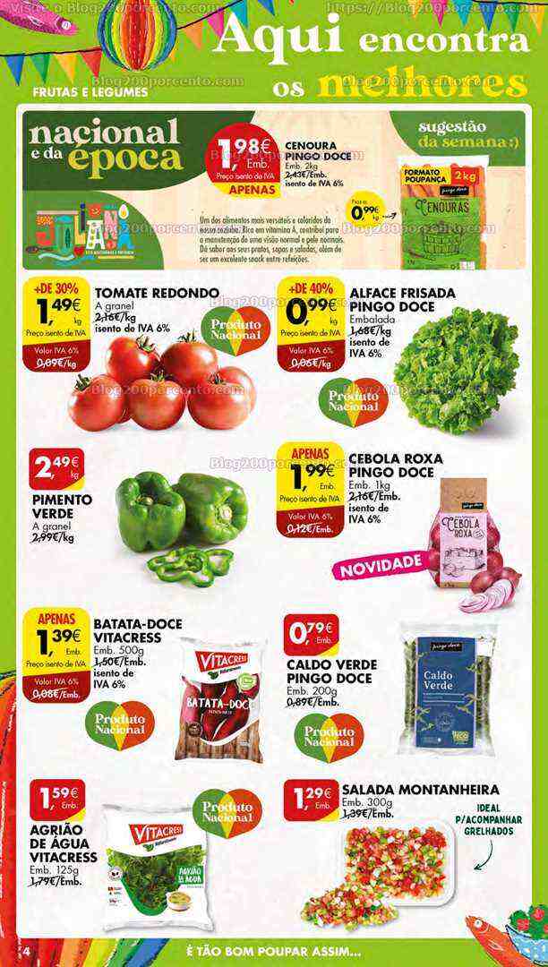 Antevisão Folheto PINGO DOCE Lojas Pequenas Promoções de 6 a 12 junho