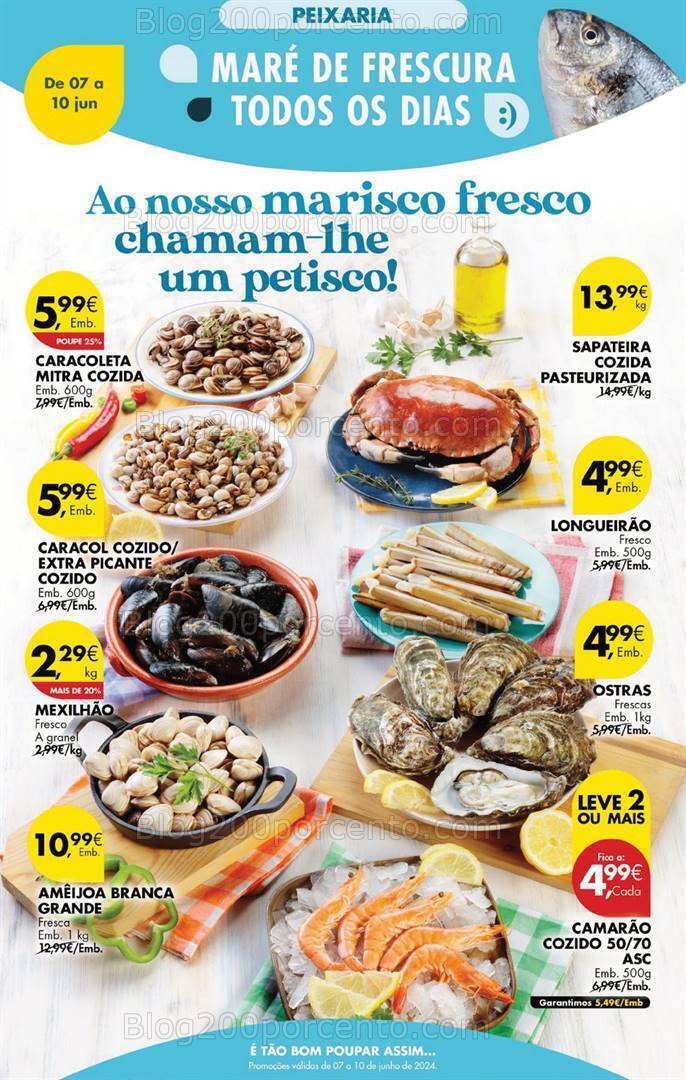 Antevisão Folheto PINGO DOCE Promoções Fim de Semana - 7 a 10 junho